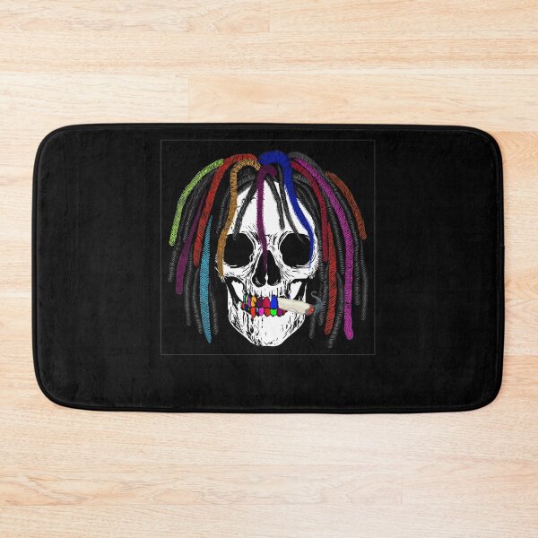 Item preview, Reggae Jamaica Rasta Rastafarian Dreadlock Skull designed and sold by besTmanuFacture.
