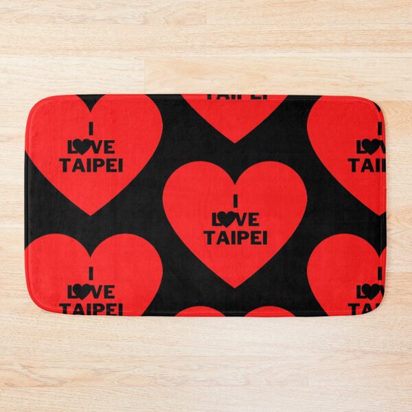 Item preview, I love Taipei Red Black Heart Design Taiwan designed and sold by TheHappyK.