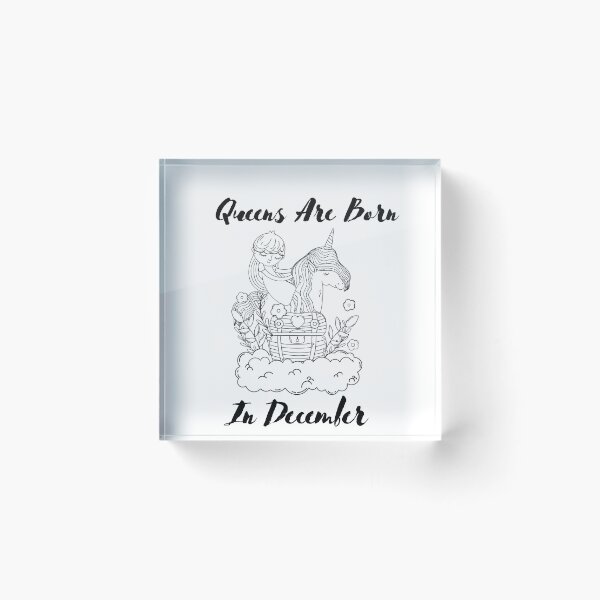 Item preview, Queens Are Born In December- December Birthday Quotes Shirt designed and sold by Karim Hasraoui.