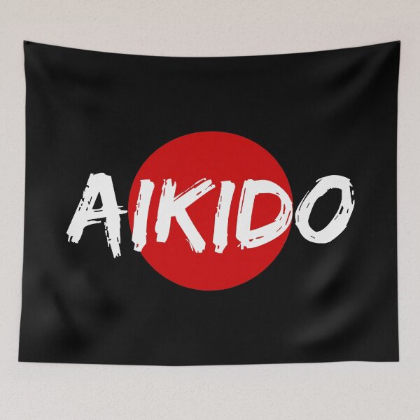Item preview, Aikido - White on Dark designed and sold by CatArtStore.