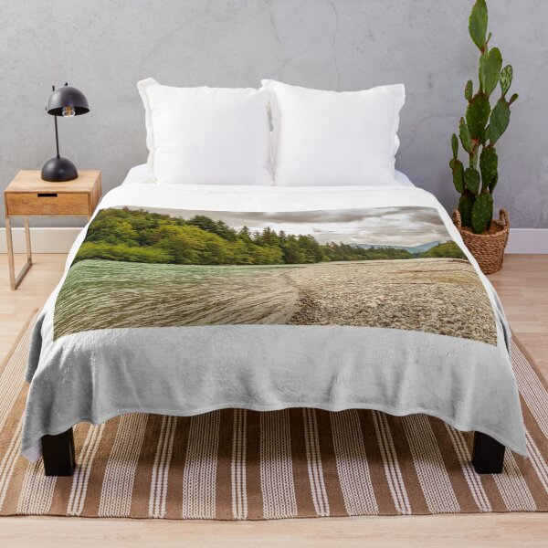 Item preview, Upper Kitimat River, glacial green river, on a cloudy summer day. designed and sold by SnapTPhotograph.
