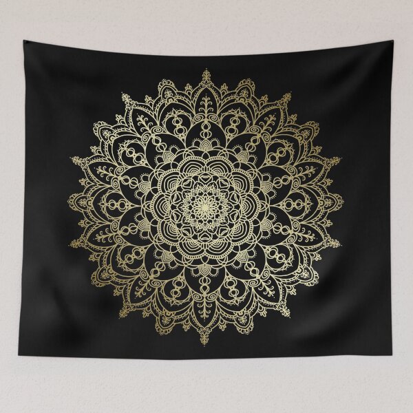 Item preview, Golden mandala designed and sold by felinefeelings.