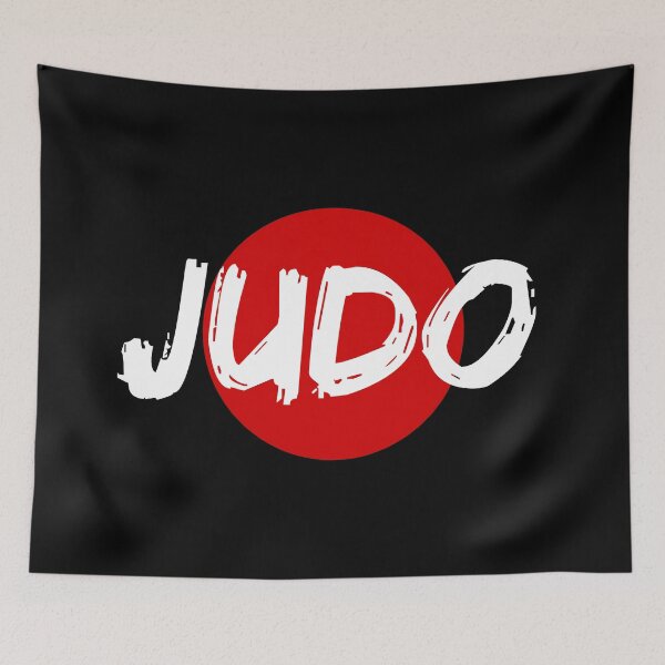 Aperçu de l'œuvre Judo - Blanc sur noir créée et vendue par CatArtStore.