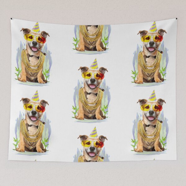 Item preview, Birthday Party - Dog - Birthday Party - Watercolor designed and sold by BabyYodaSticker.