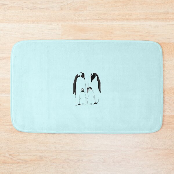 Item preview, Family of 4 penguins (blue) designed and sold by Artthensleep.