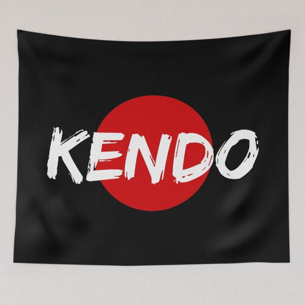 Item preview, Kendo - White on Dark designed and sold by CatArtStore.