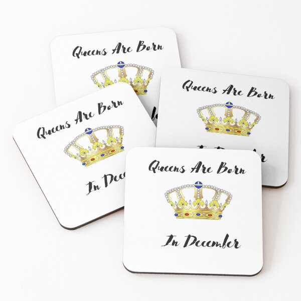 Item preview, Queens Are Born In December- December Birthday Quotes Shirt designed and sold by Karim Hasraoui.