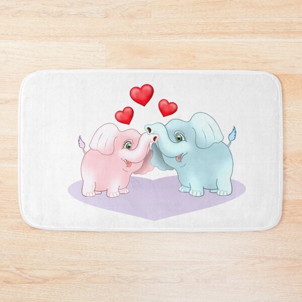 Item preview, Elephant's First Valentine designed and sold by RitaLaiArt.