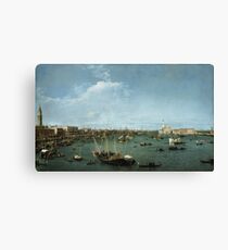 Canaletto Bernardo Bellotto - Bacino di San Marco, Venice about 1738 Canvas Print