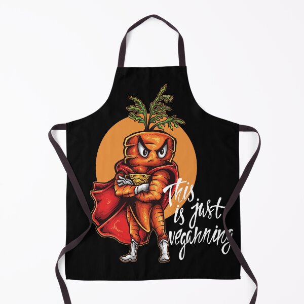 Item preview, This is Just Veganning Carrot Vegan Superhero Foodie Vegetable designed and sold by ProjectX23.