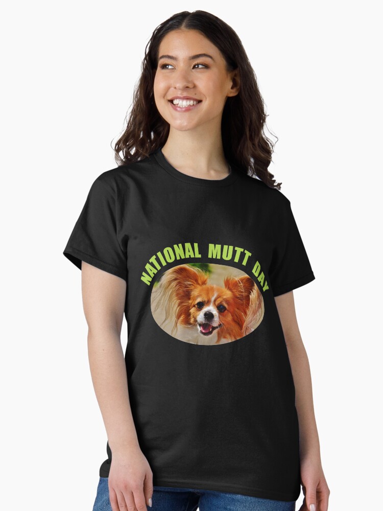 Thumbnail 2 of 7, Classic T-Shirt, National Mutt Day designed and sold by JeanJohnJohn.