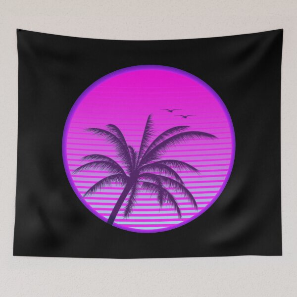 Item preview, Retro sunset palm designed and sold by Rakos-Merch.