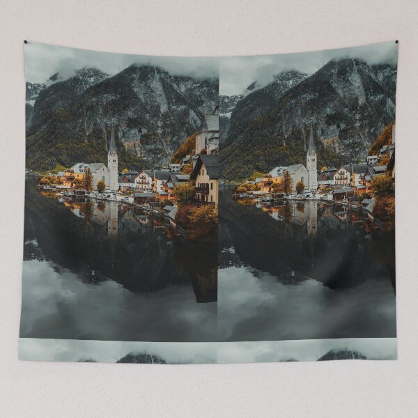 Item preview, Autumn in Hallstatt designed and sold by Shopini.