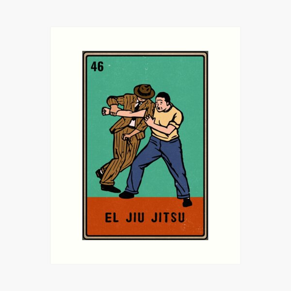Item preview, Vintage Jiu Jitsu Loteria designed and sold by Kujo Dangerous Vintage.