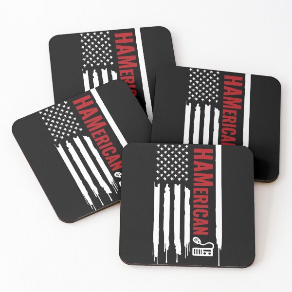 Item preview, HAMerican - Funny USA Flag Amateur Ham Radio 4th July Geek designed and sold by MarioShirtWorld.
