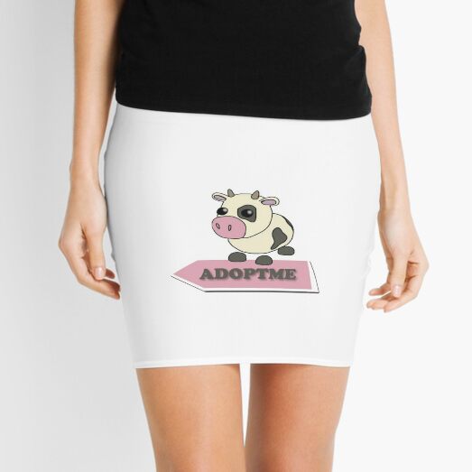 cow print skirt roblox