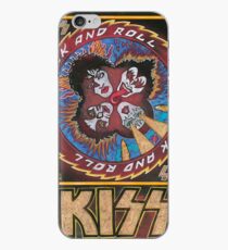 Vinilo o funda para iPhone Rock and Roll Kiss
