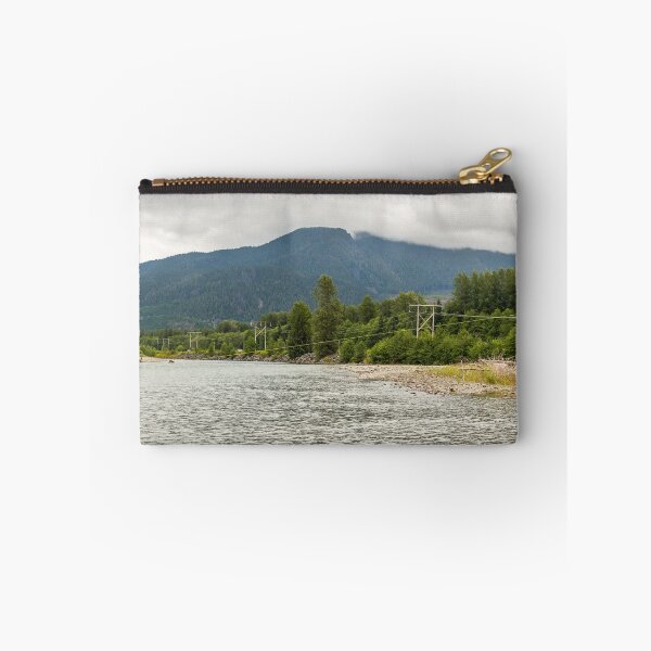 Item preview, A fly fisherman hooked into a fish on the Kitimat River, in British Columbia designed and sold by SnapTPhotograph.