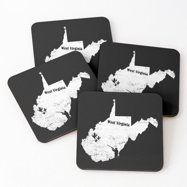 Artikelvorschau, Weinlese-Entenjagd West Virginia State, Geschenk für Jagdliebhaber entworfen und verkauft von Space Art.