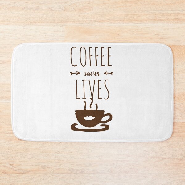 Item preview, Coffee Saves Lives  designed and sold by TINASTORESHOPE.