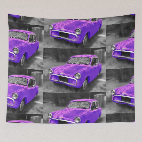 Item preview, Hillman Minx - purple designed and sold by nonny.