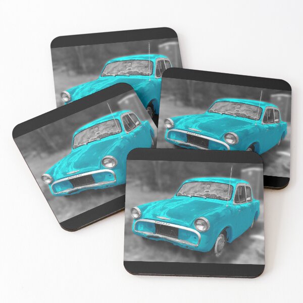 Item preview, Hillman Minx - aqua designed and sold by nonny.