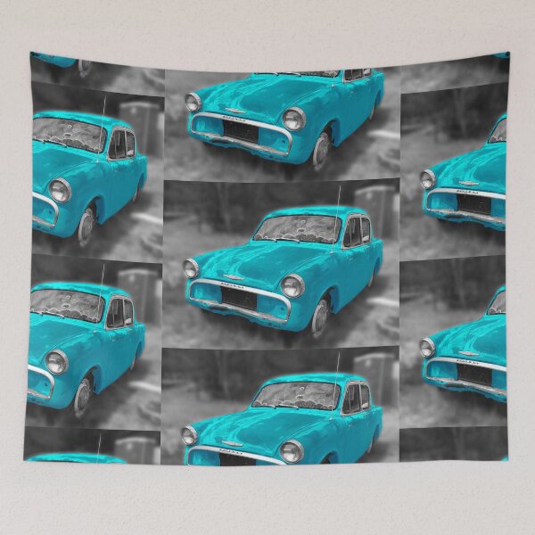Item preview, Hillman Minx - aqua designed and sold by nonny.