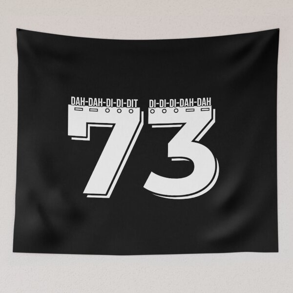 Item preview, 73 Best Regards Morse Translation Funny Amateur Ham Radio designed and sold by MarioShirtWorld.