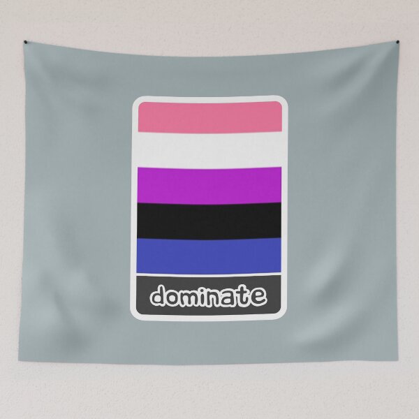 Artikelvorschau, Flag-Tag (Genderfluid(Dominant)) entworfen und verkauft von MyRedBottom.