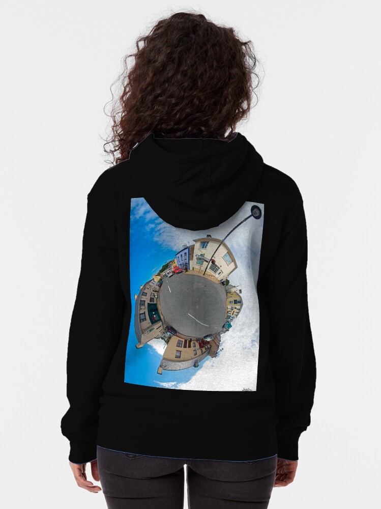 Alternate view of Kilcar Main Street - Sky Out Zipped Hoodie