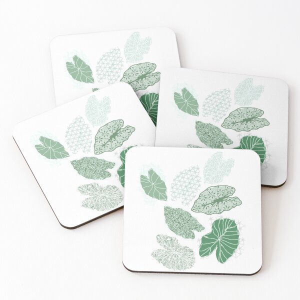 Item preview, Elephant Ears Lacey Leaves Gorgeous Greens designed and sold by Odsy.