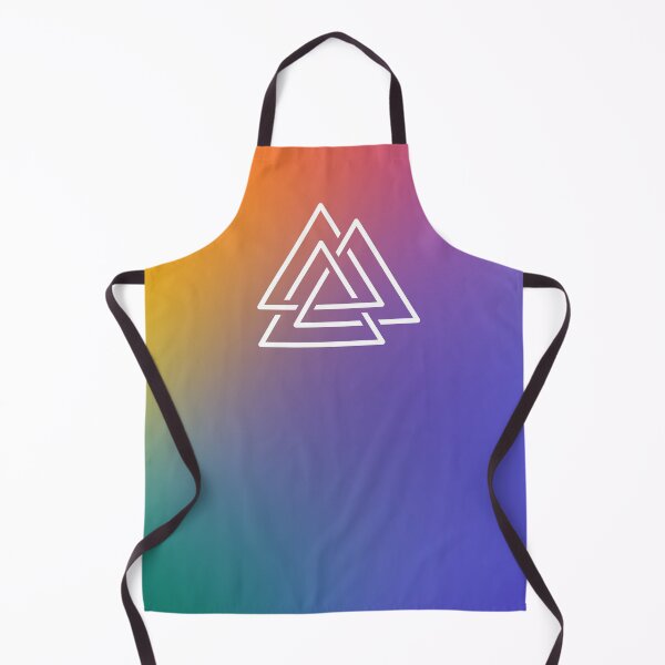 Item preview, Groovy Geometric Rainbow Gradient Triangles Line Art designed and sold by Ninjakandy.