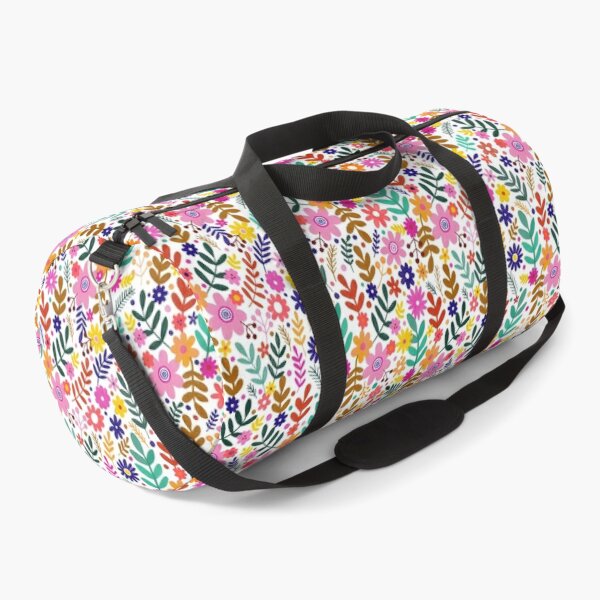 Flowers and leaves Duffle Bag