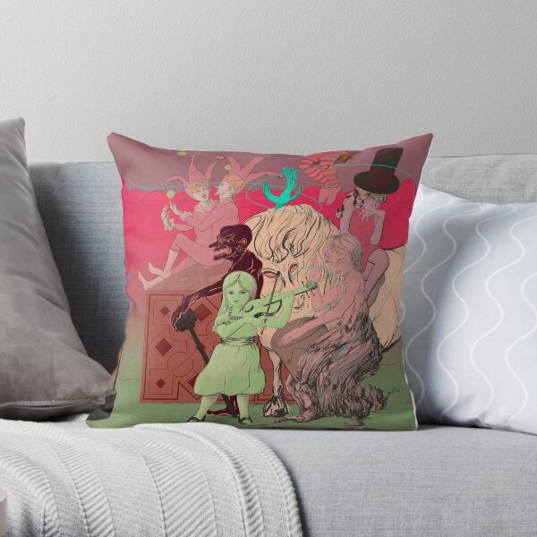 Gypsy Circus Throw Pillow