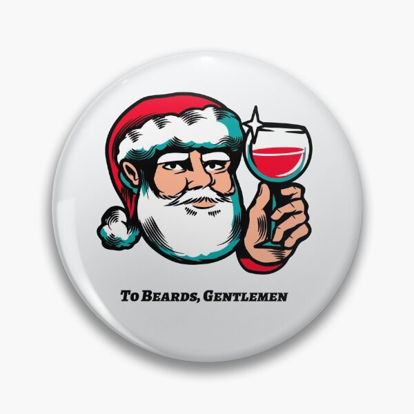 Item preview, Santa Claus Toasting To Beards designed and sold by BravenWild.