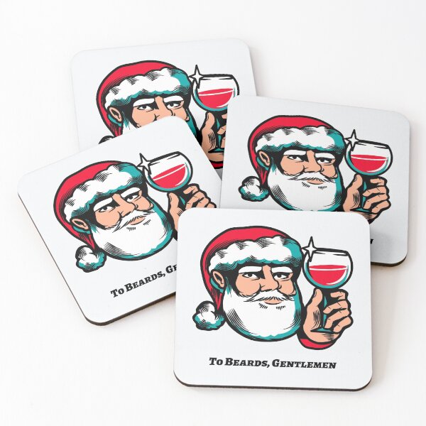 Item preview, Santa Claus Toasting To Beards designed and sold by BravenWild.