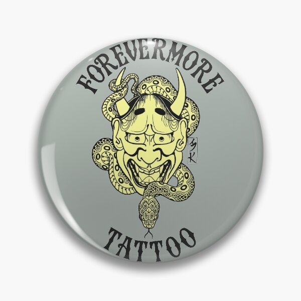 Item preview, Forevermore Tattoo Hana Mask & Snake designed and sold by FMTGlasgow.