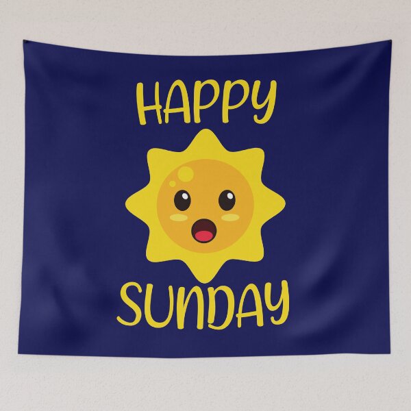Item preview, Happy sunday Kawaii sun designed and sold by KawaiiPark.