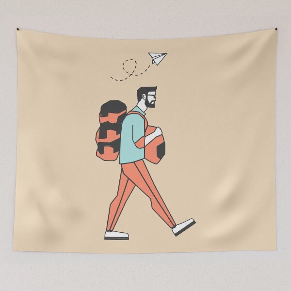 Item preview, Backpacker designed and sold by designdroplet.