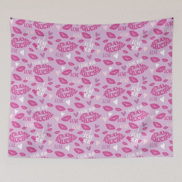 Item preview, Cute Pink Lips Pattern designed and sold by WisdomInspired.