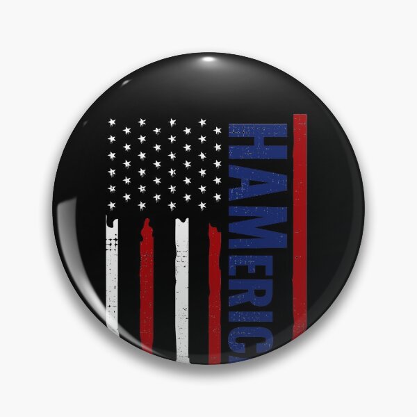 Item preview, Funny Patriotic Amateur Ham Radio Operator USA Flag 4th July designed and sold by MarioShirtWorld.