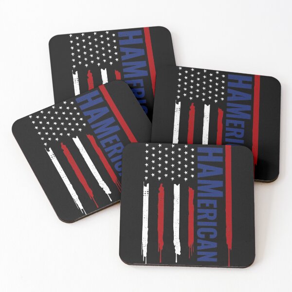 Item preview, Funny Patriotic Amateur Ham Radio Operator USA Flag 4th July designed and sold by MarioShirtWorld.