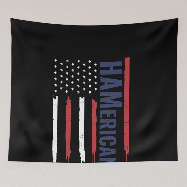 Item preview, Funny Amateur Ham Radio Tee 4th July USA Flag Patriotic Nerd designed and sold by MarioShirtWorld.