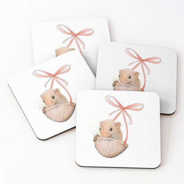 Item preview, Cute little mini dormouse in a walnut designed and sold by CarolFreire.