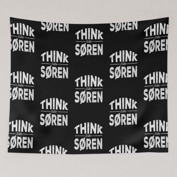 Item preview, Think like Søren Kierkegaard designed and sold by lolquotes.