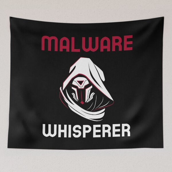 Item preview, Malware Whisperer Cybersecurity designed and sold by OldCamp.