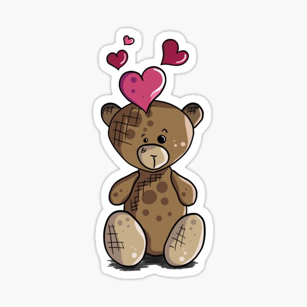 Sweet Teddy Bear Retro Romantic Valentines Earrings Lovecore