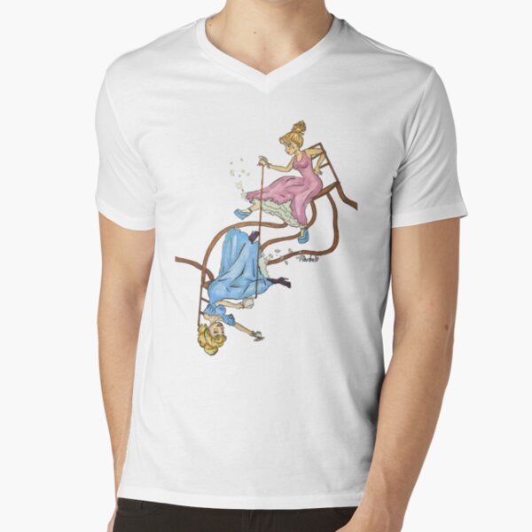 Teaparty V-Neck T-Shirt