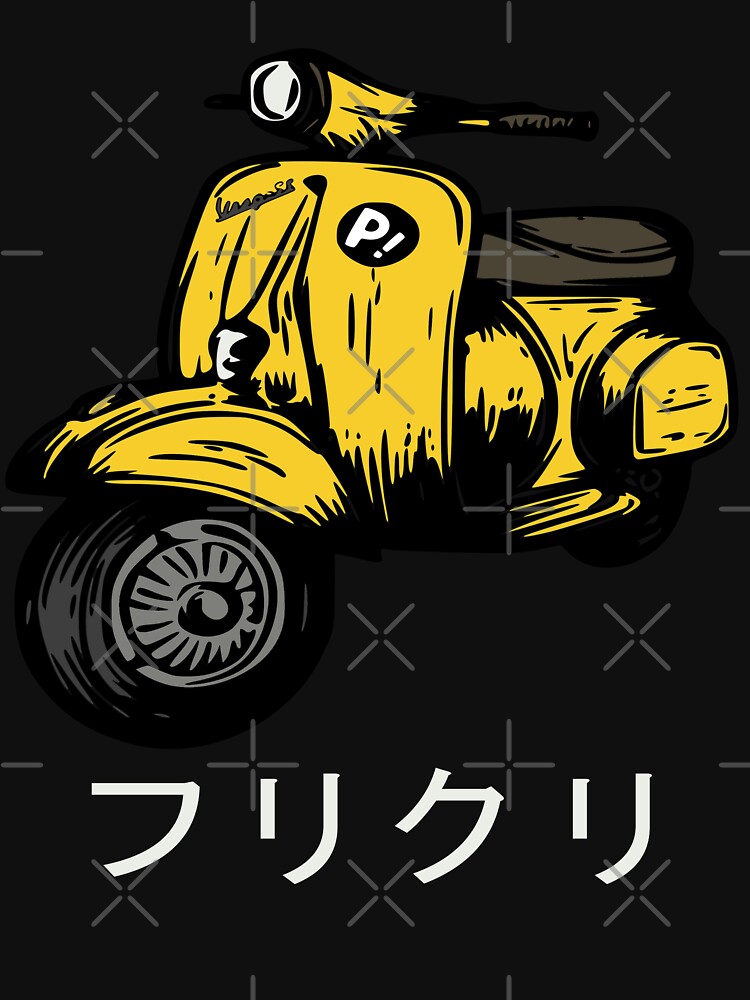 FLCL Anime - Yellow Scooter