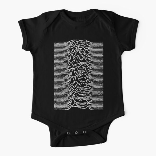Unknown Pleasures Short Sleeve Baby One-Piece